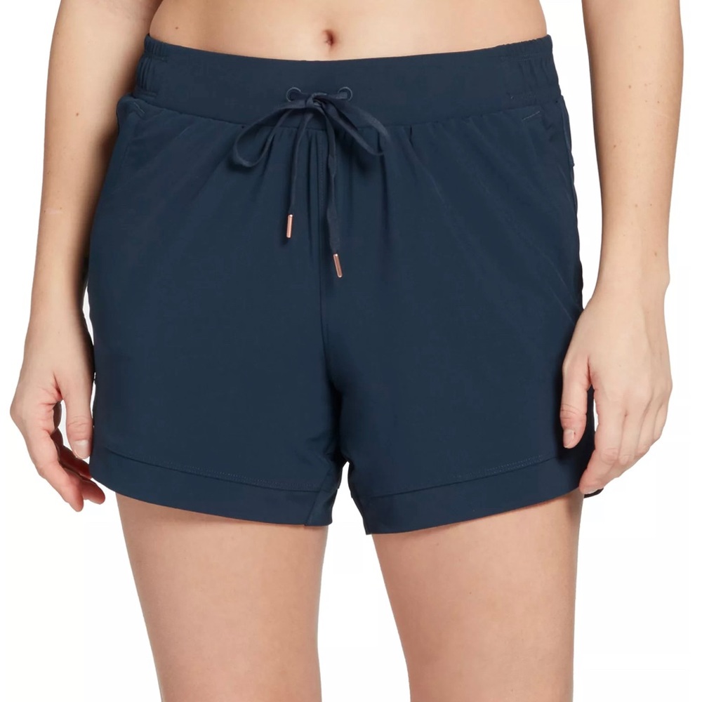 CALIA by Carrie Underwood Women’s Journey Woven 5” Navy Blue Shorts Size XS